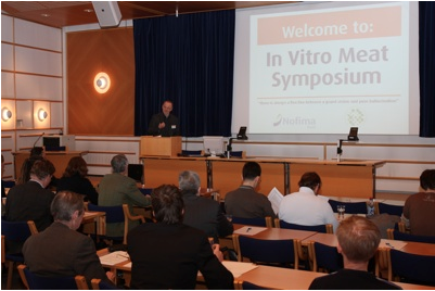 Photo of a presentation at the symposium 