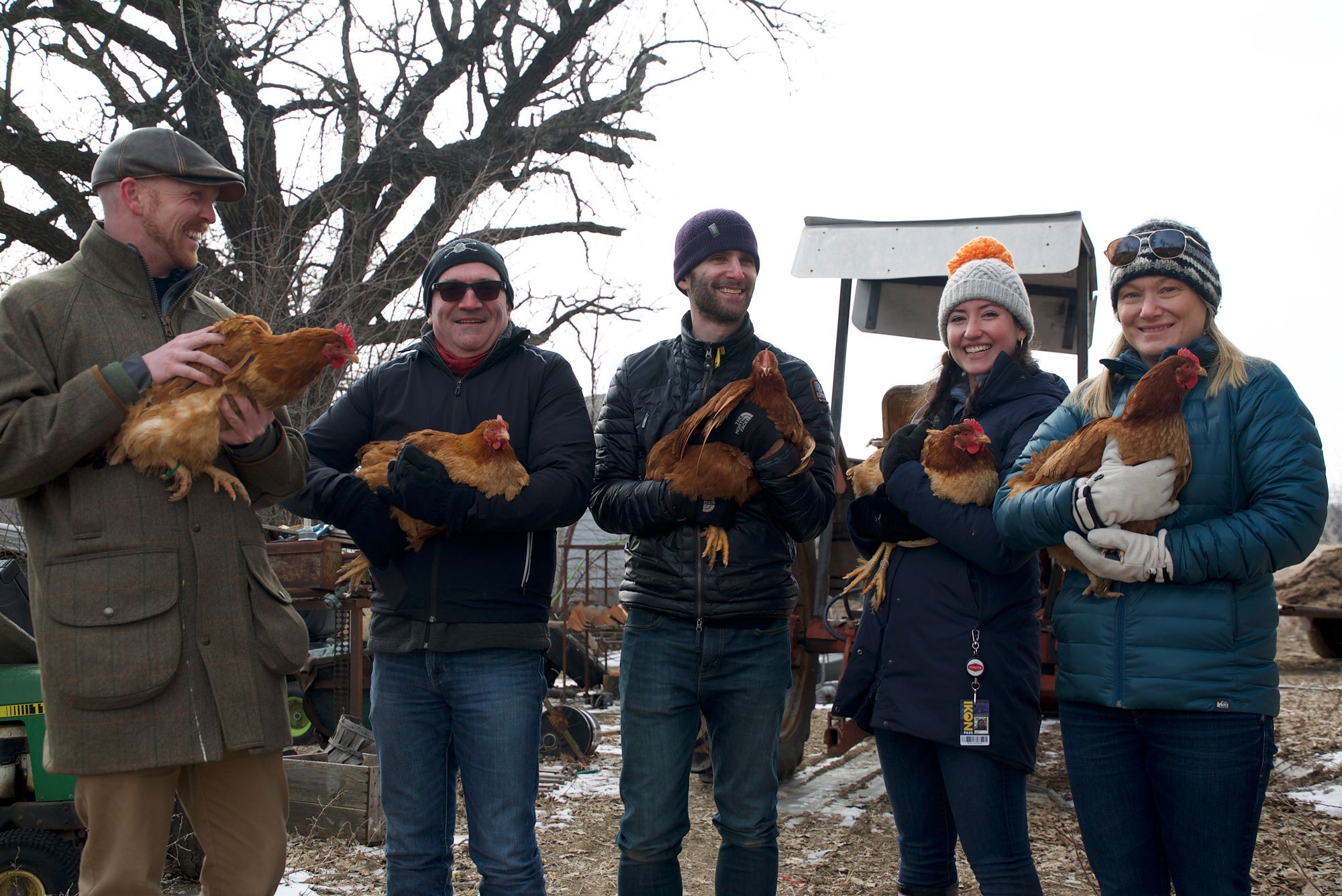 Bond Pets team with chickens