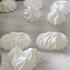 Clara Foods egg whites used to make meringues