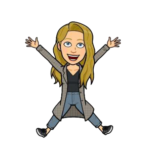 clarisse beurrier bitmoji jumping for joy