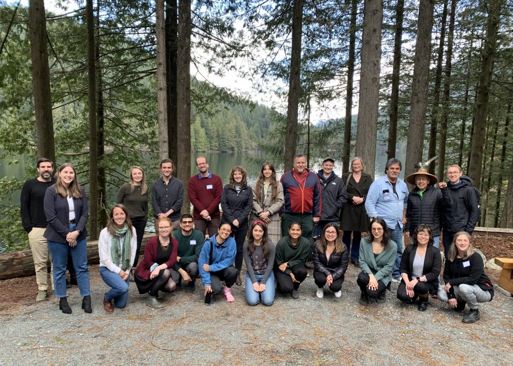 Several participants in the FAI Social Implications of Cellular Agriculture workshop at Loon Lake Lodge